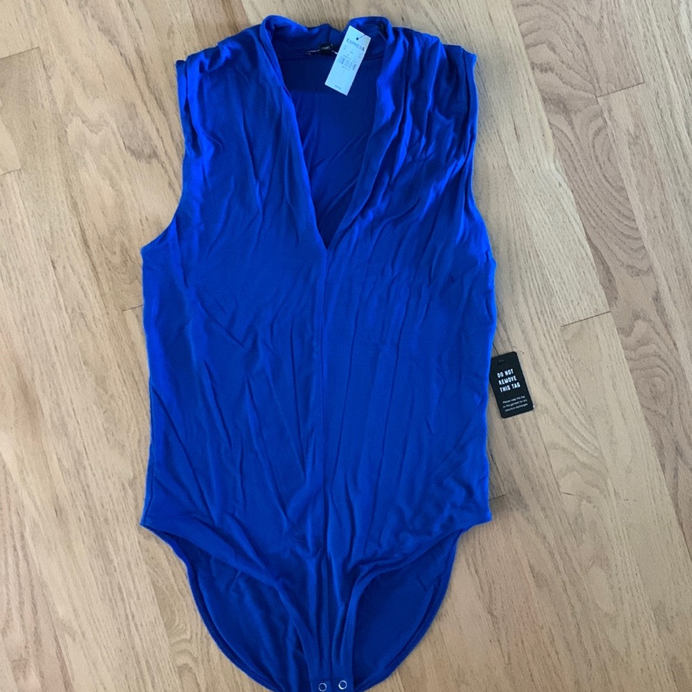 Royal blue Express bodysuit. New with tags